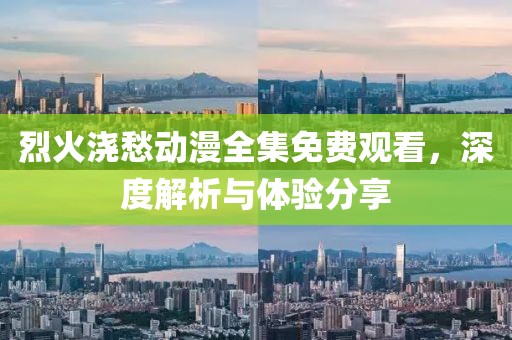 烈火浇愁动漫全集免费观看，深度解析与体验分享