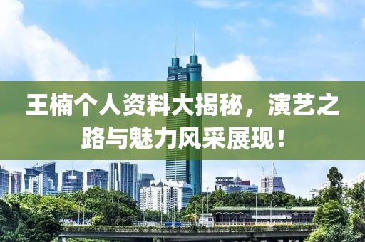 王楠个人资料大揭秘，演艺之路与魅力风采展现！