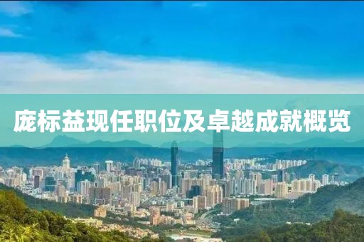 庞标益现任职位及卓越成就概览