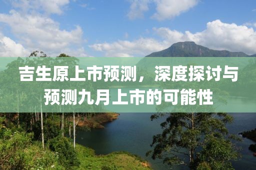 吉生原上市预测，深度探讨与预测九月上市的可能性