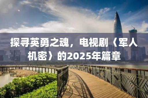 探寻英勇之魂，电视剧〈军人机密〉的2025年篇章