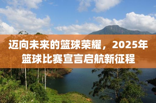 迈向未来的篮球荣耀，2025年篮球比赛宣言启航新征程