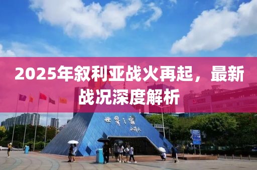 2025年叙利亚战火再起，最新战况深度解析