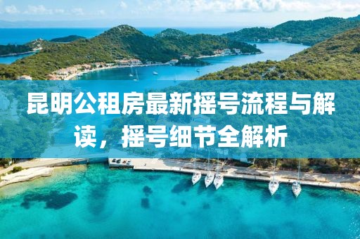 昆明公租房最新摇号流程与解读，摇号细节全解析
