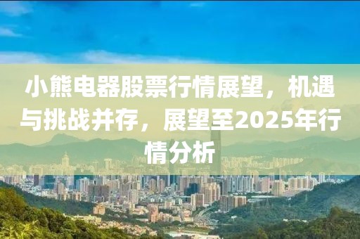 小熊电器股票行情展望，机遇与挑战并存，展望至2025年行情分析
