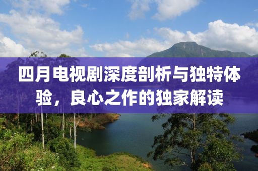四月电视剧深度剖析与独特体验，良心之作的独家解读