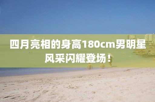 四月亮相的身高180cm男明星风采闪耀登场！