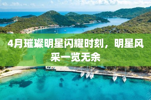 4月璀璨明星闪耀时刻，明星风采一览无余