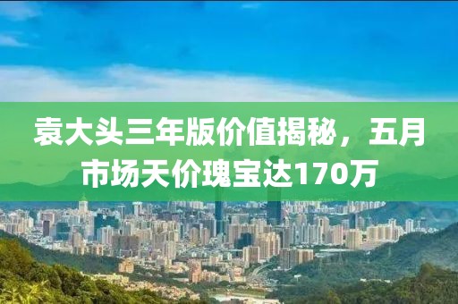 袁大头三年版价值揭秘，五月市场天价瑰宝达170万