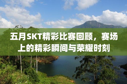 五月SKT精彩比赛回顾，赛场上的精彩瞬间与荣耀时刻