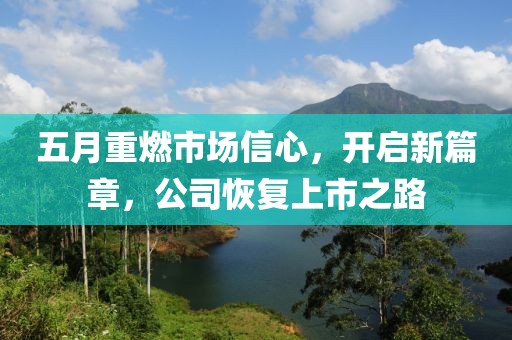 五月重燃市场信心，开启新篇章，公司恢复上市之路