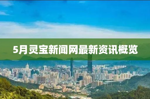 5月灵宝新闻网最新资讯概览