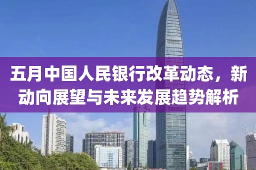 五月中国人民银行改革动态，新动向展望与未来发展趋势解析