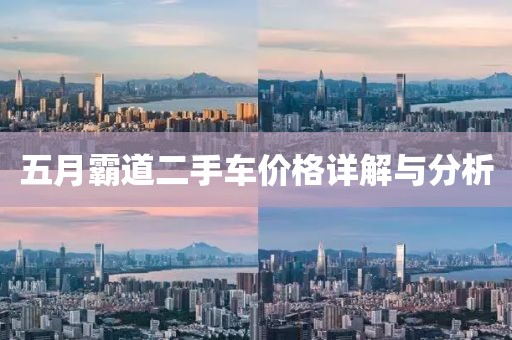 五月霸道二手车价格详解与分析