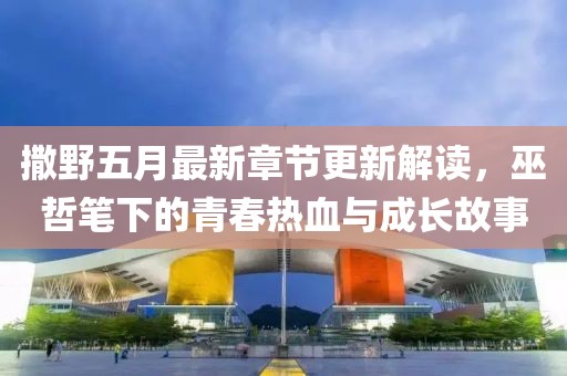 撒野五月最新章节更新解读，巫哲笔下的青春热血与成长故事