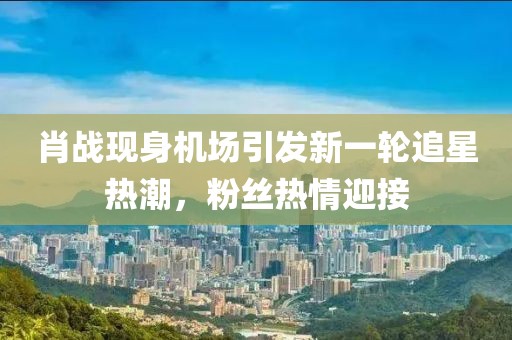 肖战现身机场引发新一轮追星热潮，粉丝热情迎接