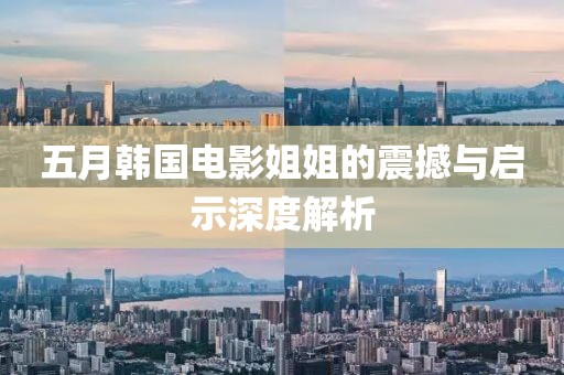 五月韩国电影姐姐的震撼与启示深度解析