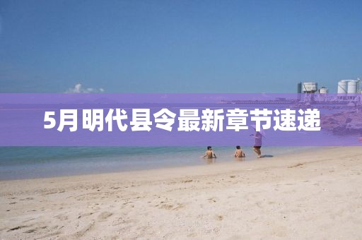 5月明代县令最新章节速递