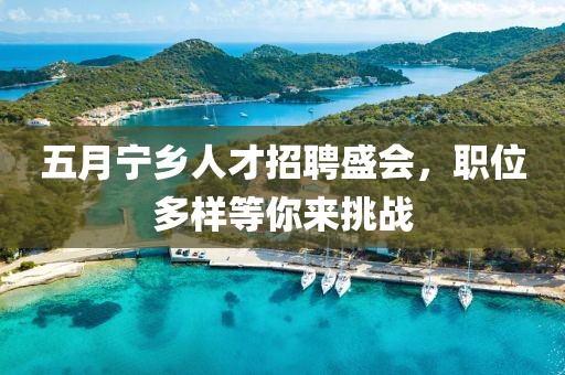五月宁乡人才招聘盛会，职位多样等你来挑战