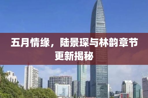 五月情缘，陆景琛与林韵章节更新揭秘