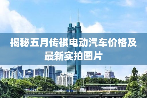 揭秘五月传祺电动汽车价格及最新实拍图片