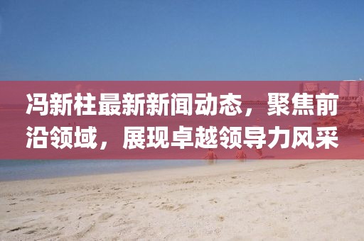 冯新柱最新新闻动态，聚焦前沿领域，展现卓越领导力风采