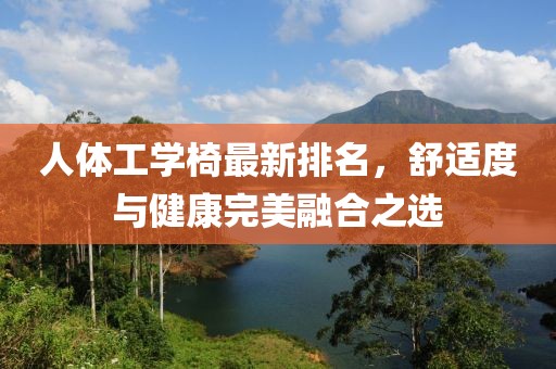 人体工学椅最新排名，舒适度与健康完美融合之选