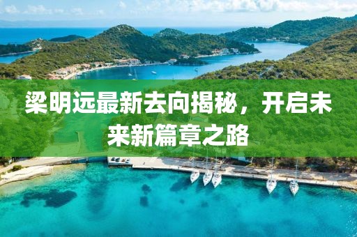 梁明远最新去向揭秘，开启未来新篇章之路