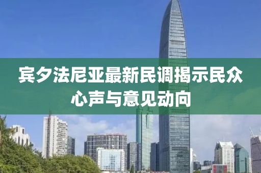 宾夕法尼亚最新民调揭示民众心声与意见动向