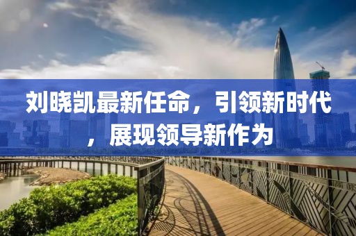 刘晓凯最新任命，引领新时代，展现领导新作为