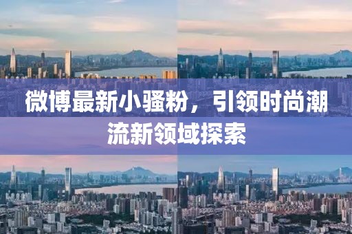 微博最新小骚粉，引领时尚潮流新领域探索