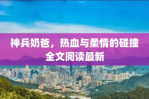神兵奶爸，热血与柔情的碰撞全文阅读最新