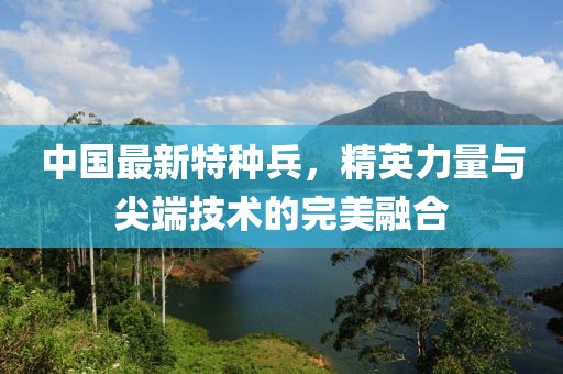 中国最新特种兵，精英力量与尖端技术的完美融合