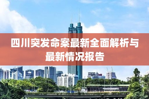 四川突发命案最新全面解析与最新情况报告