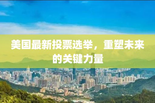 美国最新投票选举，重塑未来的关键力量