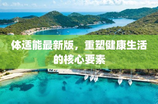体适能最新版，重塑健康生活的核心要素
