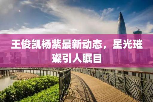 王俊凯杨紫最新动态，星光璀璨引人瞩目
