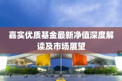嘉实优质基金最新净值深度解读及市场展望