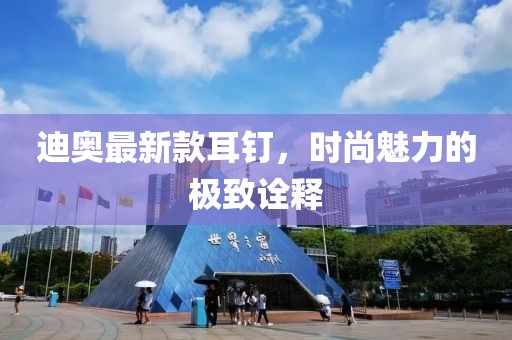迪奥最新款耳钉，时尚魅力的极致诠释