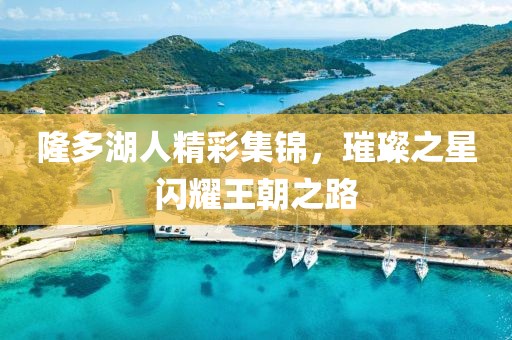 隆多湖人精彩集锦，璀璨之星闪耀王朝之路