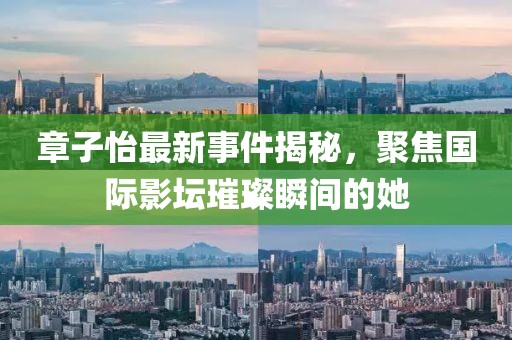 章子怡最新事件揭秘，聚焦国际影坛璀璨瞬间的她