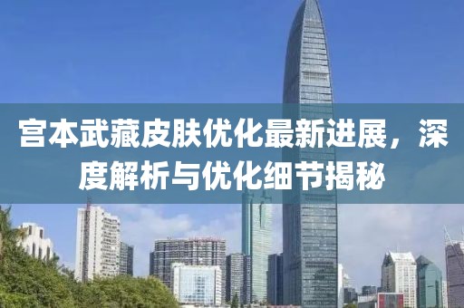 宫本武藏皮肤优化最新进展，深度解析与优化细节揭秘
