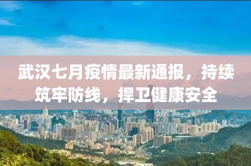 武汉七月疫情最新通报，持续筑牢防线，捍卫健康安全